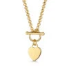 Personalised Bead Chain T-Bar Heart Necklace – Gold 2 Personalised Bead Chain T-Bar Heart Necklace – Gold -Fashion Accessories 0003HK 2520 YG 3