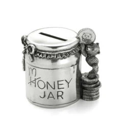 Personalised Children’s Honey Jar Pewter Money Box