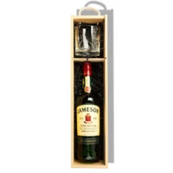 Jameson Whisky & Engraved Single Glass