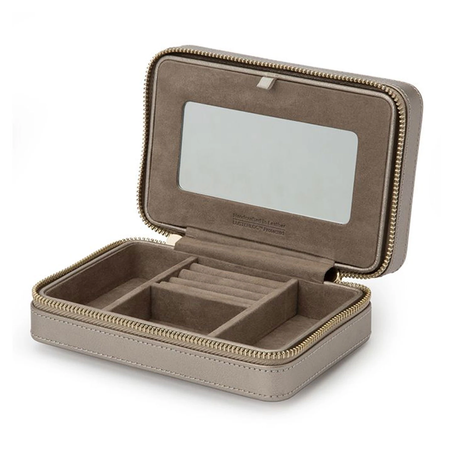 Wolf Palermo Mini Safe Deposit Box – Pewter Grey 3 Wolf Palermo Mini Safe Deposit Box – Pewter Grey