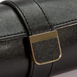 Wolf Palermo Watch Roll And Jewellery Pouch – Anthracite Black -Fashion Accessories 213902 7