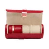 Wolf Palermo Watch Roll And Jewellery Pouch – Red