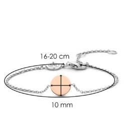 TI SENTO - Milano TI SENTO – Gilded Engraved Bracelet Rose Gold -Fashion Accessories 2878SR 8