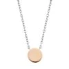 TI SENTO - Milano TI SENTO – Small Disc Milano Necklace Rose Gold -Fashion Accessories 3892SR 1