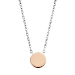 TI SENTO - Milano TI SENTO – Small Disc Milano Necklace Rose Gold