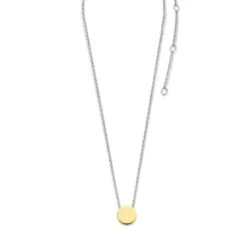 TI SENTO - Milano TI SENTO – Small Disc Milano Necklace Gold -Fashion Accessories 3892SY 5