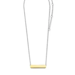 TI SENTO - Milano TI SENTO – Engraved Milano Necklace Gold -Fashion Accessories 3893SY 5
