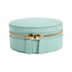 Wolf Sophia Leather Mini Bracelet Case – Jade Blue -Fashion Accessories 392330