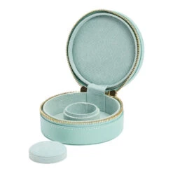 Wolf Sophia Leather Mini Bracelet Case – Jade Blue -Fashion Accessories 392330 3