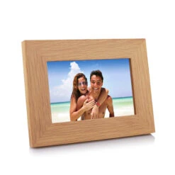 Solid Oak Personalised Photo Frame – 4×6 -Fashion Accessories 464846WO Example scaled 1