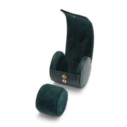 Wolf British Racing Green Single Watch Roll -Fashion Accessories 529081 3