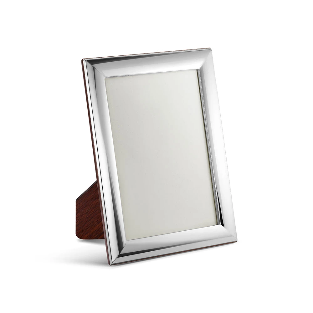 Sterling Silver & Wood Photo Frame – 4×6 3 Sterling Silver & Wood Photo Frame – 4×6