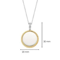 TI SENTO - Milano TI SENTO – Beaded Disc Milano Necklace Gold -Fashion Accessories 6798SY 9 1200x1200 1