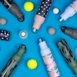 Personalised Sports Bottle – Grey Camo (500ml) -Fashion Accessories 7483 7 1