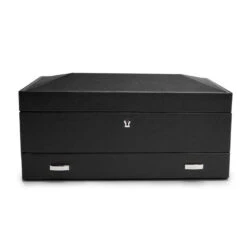 Wolf British Racing 10 Piece Watch Box – Black -Fashion Accessories 792802