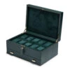 Wolf British Racing 10 Piece Watch Box – Green -Fashion Accessories 792841 2