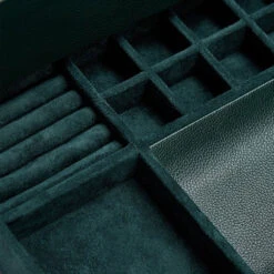 Wolf British Racing 10 Piece Watch Box – Green -Fashion Accessories 792841 5