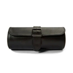 Wolf British Racing Black Triple Watch Roll