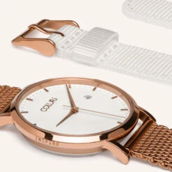 18K Rose Gold And White Kahlo Ladies Watch -Fashion Accessories 9356731221223