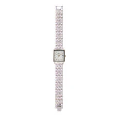 Quaintrelle Square Silver Link Ladies Watch 9 Quaintrelle Square Silver Link Ladies Watch -Fashion Accessories AA87 A Full