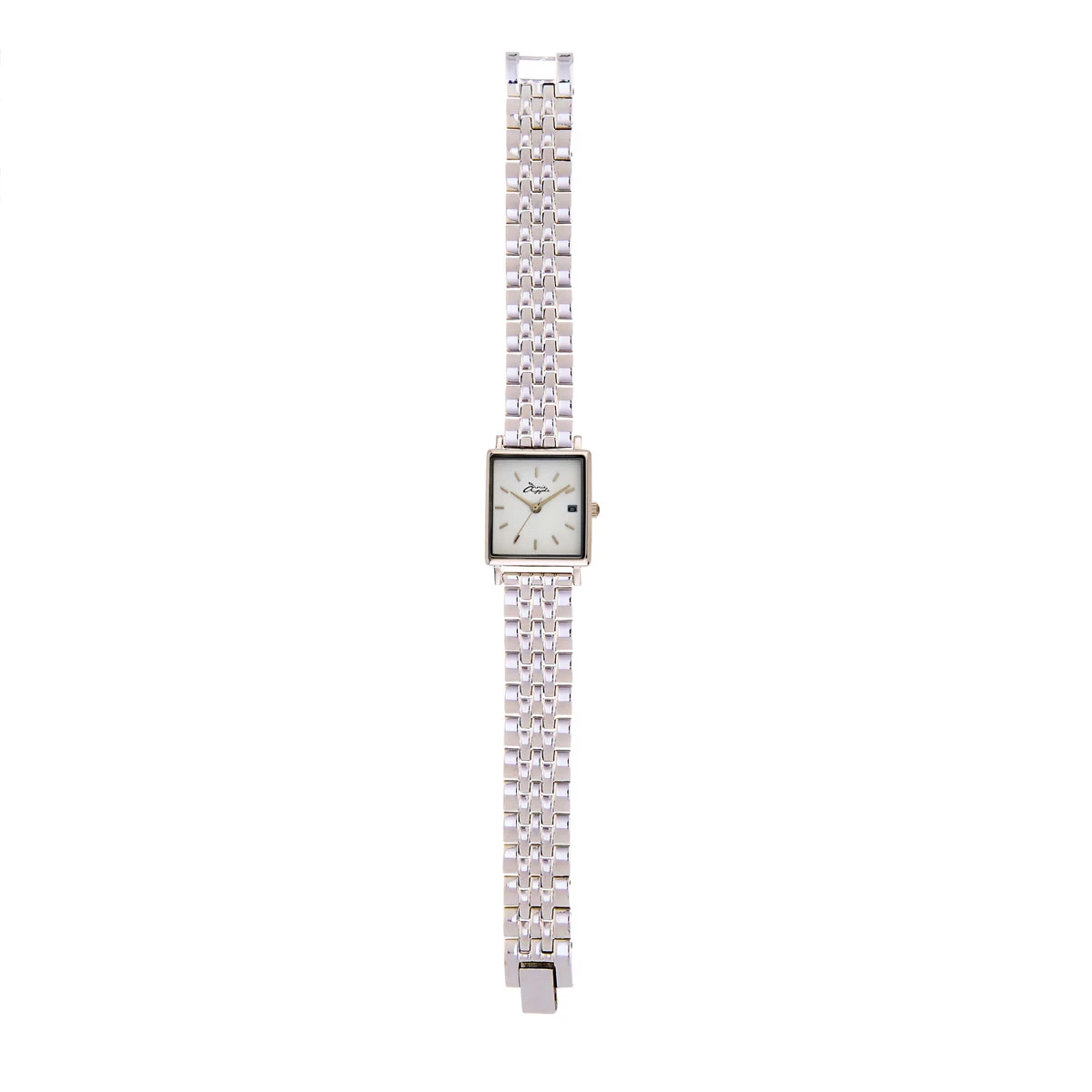 Quaintrelle Square Silver Link Ladies Watch 5 Quaintrelle Square Silver Link Ladies Watch - Image 3