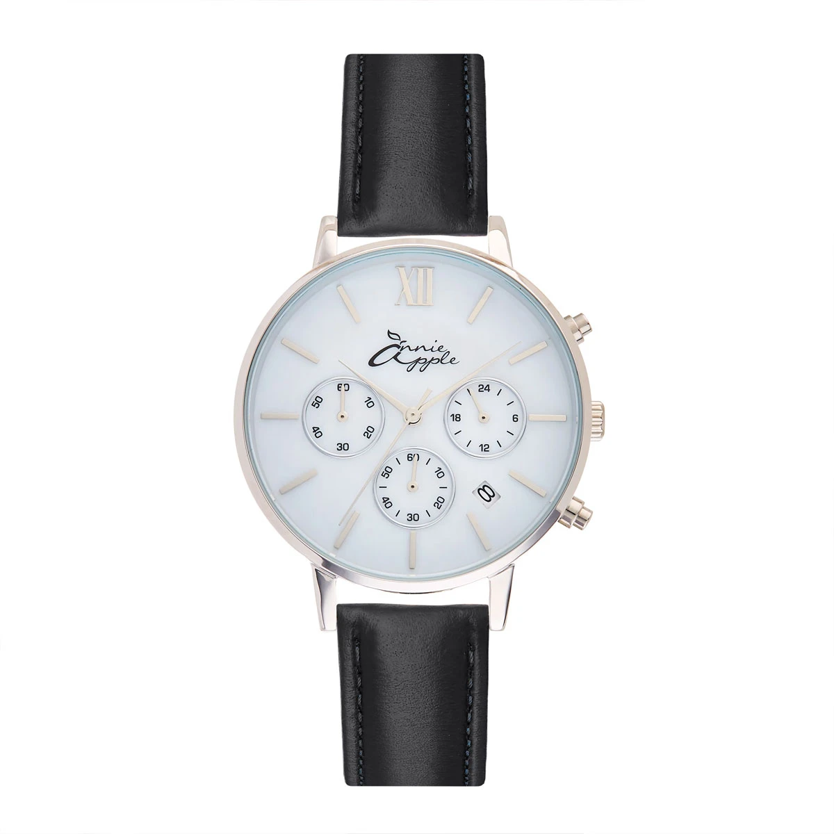 Marsielle Silver & Black Interchangable Ladies Watch 4 Marsielle Silver & Black Interchangable Ladies Watch - Image 2