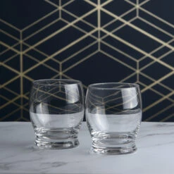 Manhattan Personalised Whisky Glasses – Pair -Fashion Accessories ASD10277 5