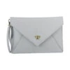 Personalised Envelope Clutch Bag – Grey -Fashion Accessories AW5531