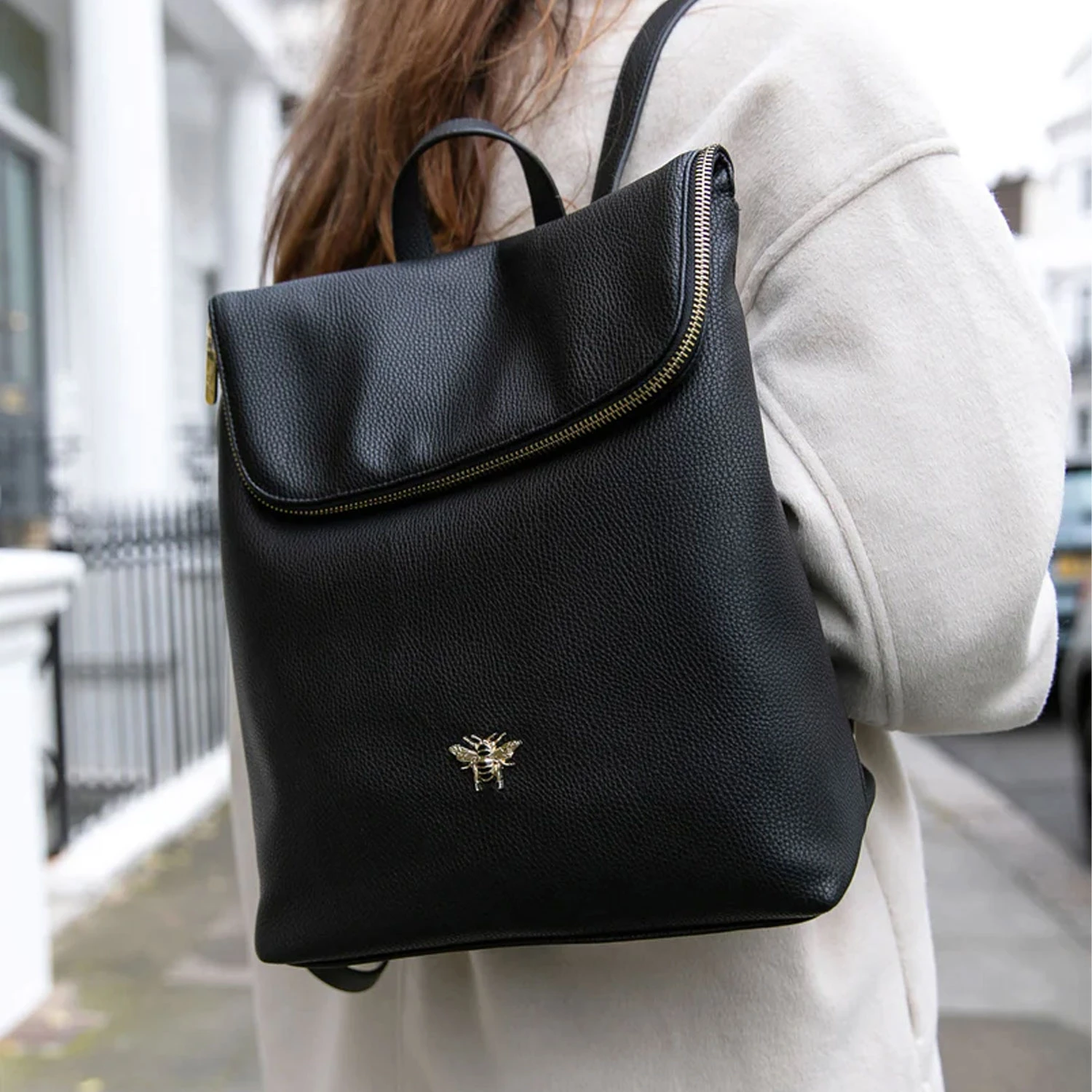 Personalised Marlow Backpack – Black 4 Personalised Marlow Backpack – Black - Image 2