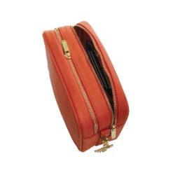 Personalised Cross Body Bag – Orange -Fashion Accessories AW5621 4