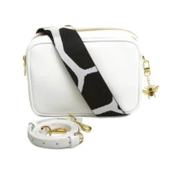 Personalised Cross Body Bag – White
