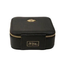 Personalised Travel Jewellery Box – Black 7 Personalised Travel Jewellery Box – Black -Fashion Accessories AW5715 3