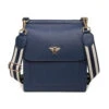Personalised Large Bloomsbury Cross Body Bag – Navy -Fashion Accessories AW5768 2