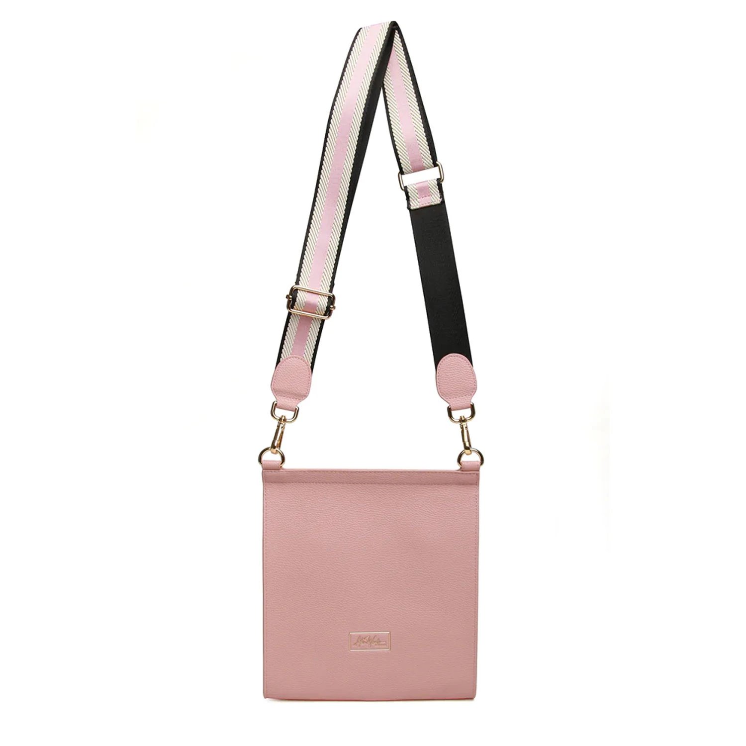 Personalised Large Bloomsbury Cross Body Bag – Pink 6 Personalised Large Bloomsbury Cross Body Bag – Pink - Image 4