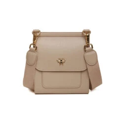 Personalised Bloomsbury Cross Body Bag – Stone