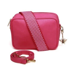Personalised Cross Body Bag – Hot Pink