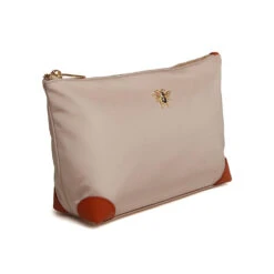 Personalised Harrow Travel Cosmetic Bag – Stone 9 Personalised Harrow Travel Cosmetic Bag – Stone -Fashion Accessories AW5850 4