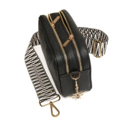 Personalised Cross Body Bag – Black -Fashion Accessories AW5864 3