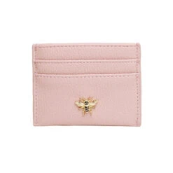 Personalised Pink Bee Card Holder