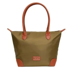 Personalised Olive Green Shoreditch Tote Bag – Medium -Fashion Accessories AW5889 3