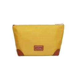 Personalised Harrow Travel Cosmetic Bag – Yellow -Fashion Accessories AW5892 2