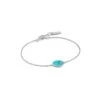 Ania Haie Tidal Turquoise Personalised Bracelet – Silver -Fashion Accessories B027 01H