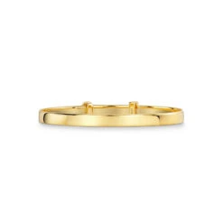 Gold Expandable Heart Baby Bangle -Fashion Accessories B5387 2