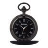 Black Personalised Pocket Watch