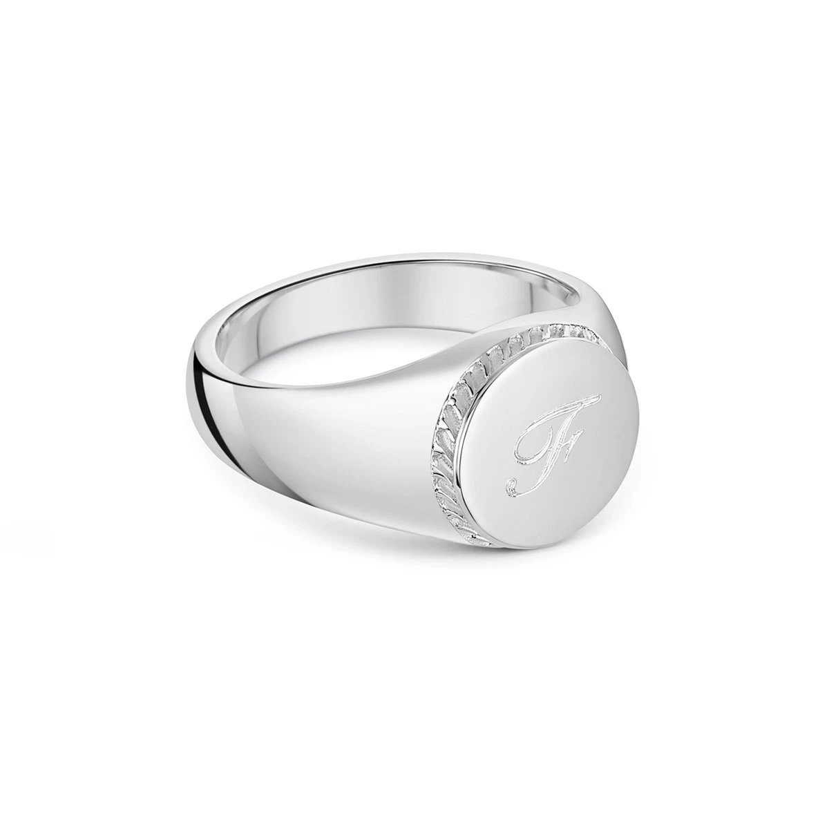 Bottle Cap Personalised Signet Ring – 925 Solid Silver 4 Bottle Cap Personalised Signet Ring – 925 Solid Silver - Image 2