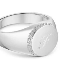 Bottle Cap Personalised Signet Ring – 925 Solid Silver 10 Bottle Cap Personalised Signet Ring – 925 Solid Silver -Fashion Accessories Bottlecap Signet Ring Zoom Silver