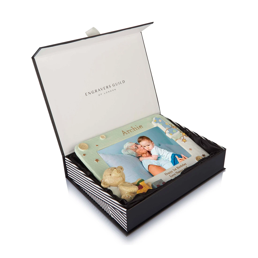 Personalised My First Birthday Blue Photo Frame – 4×6 5 Personalised My First Birthday Blue Photo Frame – 4×6 - Image 3