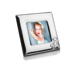 Solid Silver Child’s Bear Photo Frame – 2×2 9 Solid Silver Child’s Bear Photo Frame – 2×2 -Fashion Accessories CH2 H W BX SS 4 scaled 1