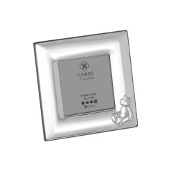 Solid Silver Child’s Bear Photo Frame – 2×2