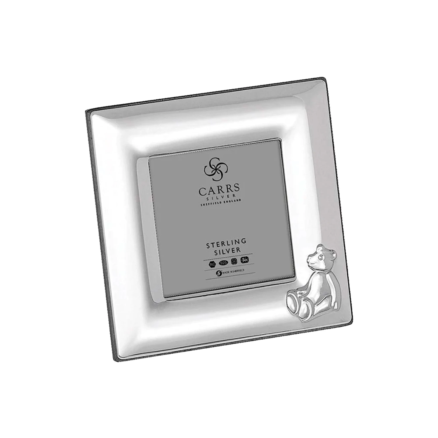 Solid Silver Child’s Bear Photo Frame – 2×2 3 Solid Silver Child’s Bear Photo Frame – 2×2